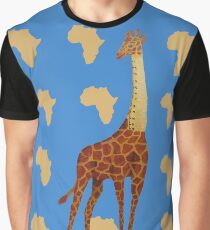 Ruler Giraffe Graphic T-Shirt