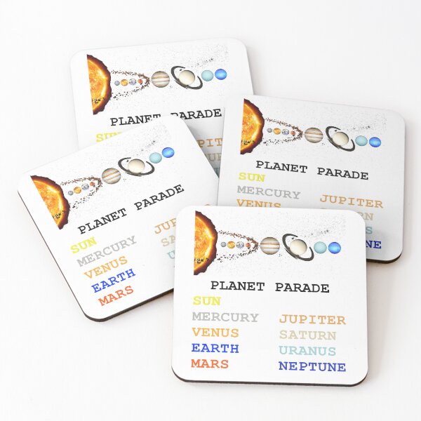 Item preview, Astronomy – Planet Parade Illustration – Light List designed and sold by Phoenix Créations.