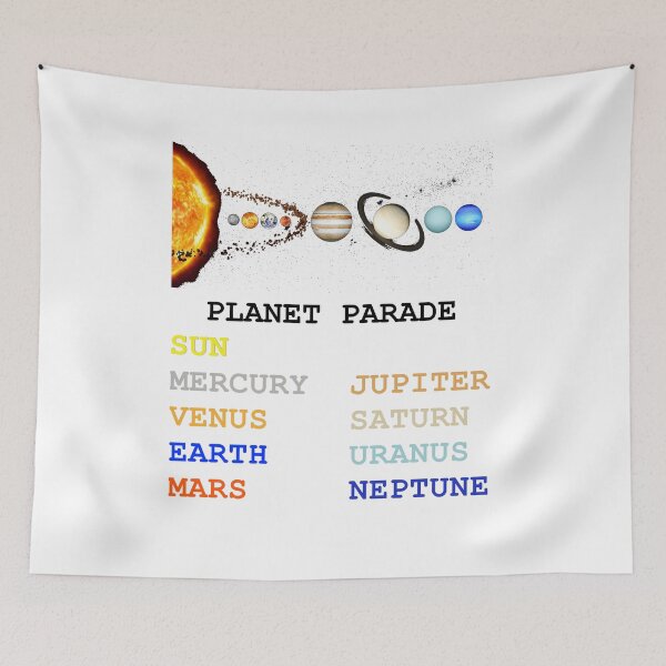 Item preview, Astronomy – Planet Parade Illustration – Light List designed and sold by Phoenix Créations.
