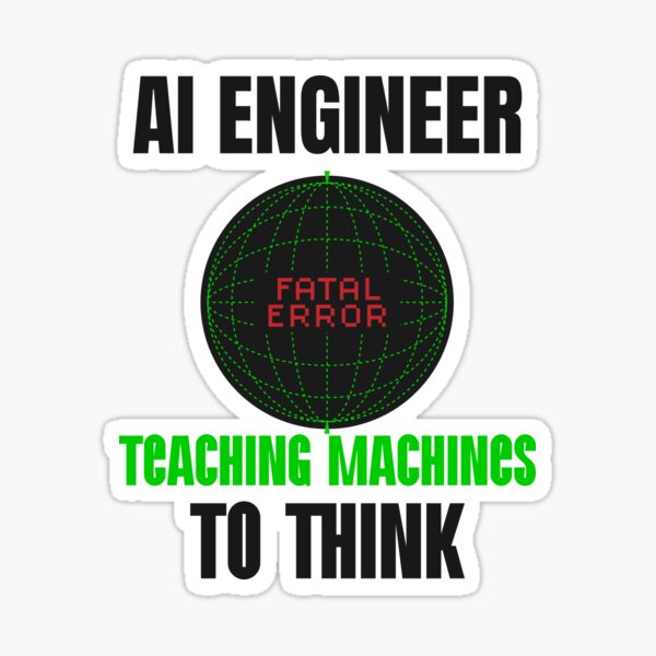 Item preview, AI Engineer Funny Gift designed and sold by travsteeshirts.