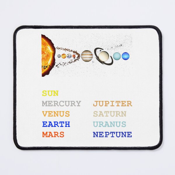 Item preview, Astronomy – Planet Parade Illustration –  Dark List designed and sold by Phoenix Créations.