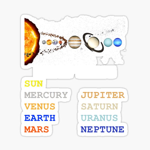 Item preview, Astronomy – Planet Parade Illustration –  Dark List designed and sold by Phoenix Créations.