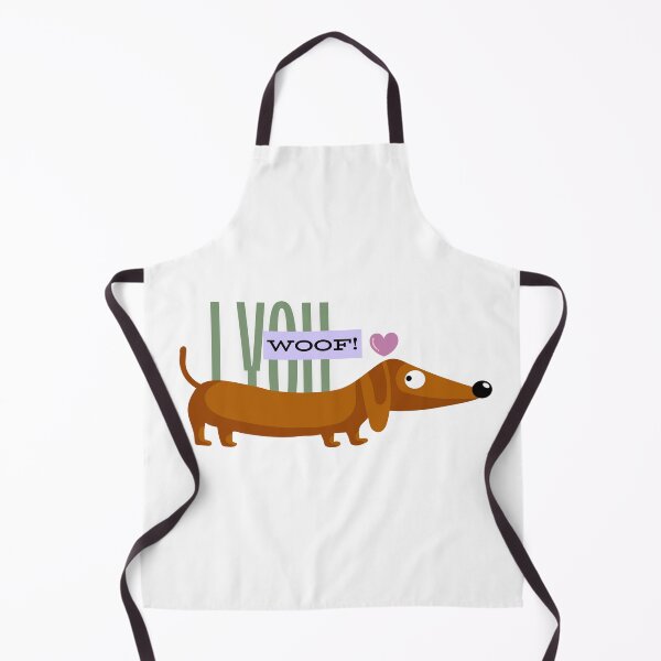 Item preview, I woof you | dachshund tees designed and sold by PastelPastel Studio.