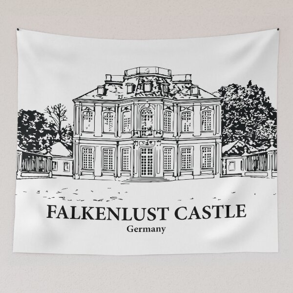 Item preview, Falkenlust Castle - Germany designed and sold by Lakeric Cityscapes.