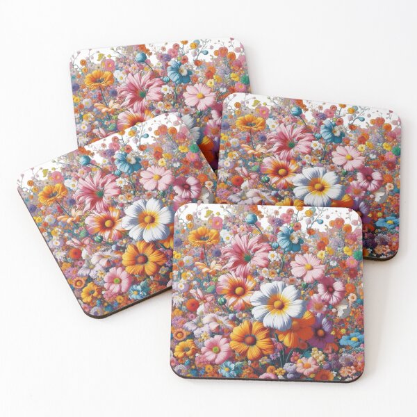 Item preview, Flowers, botanical, spring, floral pattern, cottagecore, japanese pop art designed and sold by Sugar Wisdom .