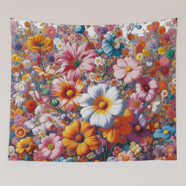 Item preview, Flowers, botanical, spring, floral pattern, cottagecore, japanese pop art designed and sold by Sugar Wisdom .