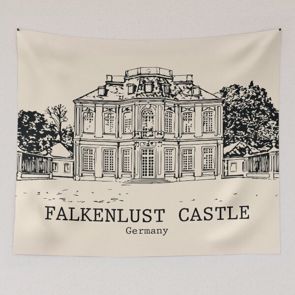 Item preview, Falkenlust Castle - Germany designed and sold by Lakeric Cityscapes.