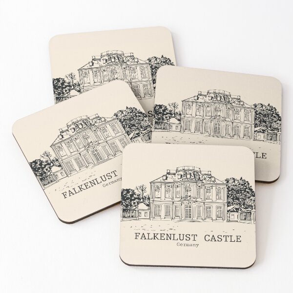 Item preview, Falkenlust Castle - Germany designed and sold by Lakeric Cityscapes.