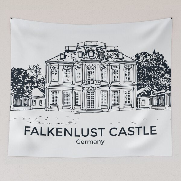 Item preview, Falkenlust Castle - Germany designed and sold by Lakeric Cityscapes.