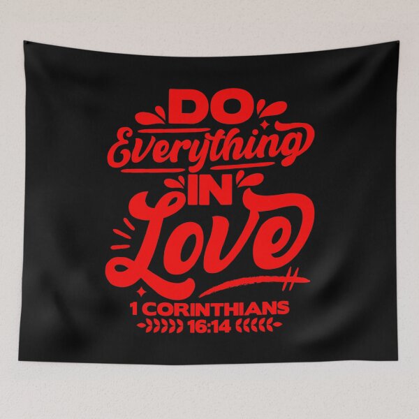 Item preview, 1 Corinthians 16:14 Do Everything In Love designed and sold by plushism.