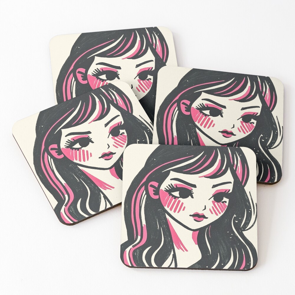 Item preview, Coasters (Set of 4) designed and sold by PatternCabinet-.