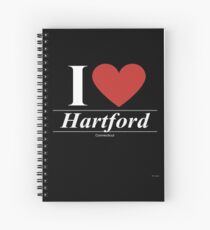I Love Hartford - Gift for Proud Connecticuter From Hartford Connecticut CT Spiral Notebook