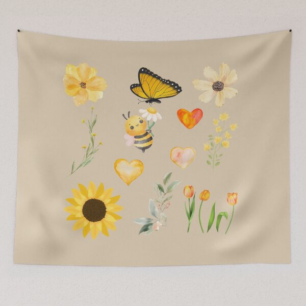 Item preview, Scrapbooking Accents Stickersheet Yellow Floral designed and sold by BlesstB.
