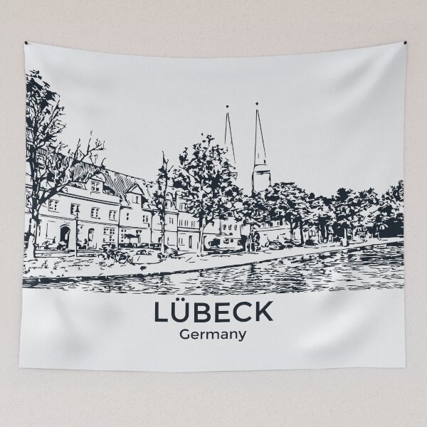 Item preview, Lübeck - Germany designed and sold by Lakeric Cityscapes.