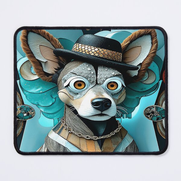 Item preview, Funny Artistic Dog with Hat designed and sold by Artistic Trio  Design.