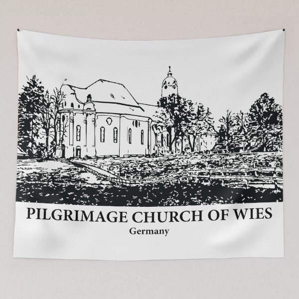 Item preview, Pilgrimage Church of Wies - Germany designed and sold by Lakeric Cityscapes.