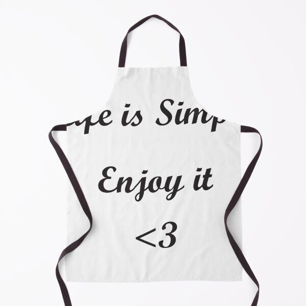 Item preview, Life is Simple - Motivational Quote Design designed and sold by World-Shop25.