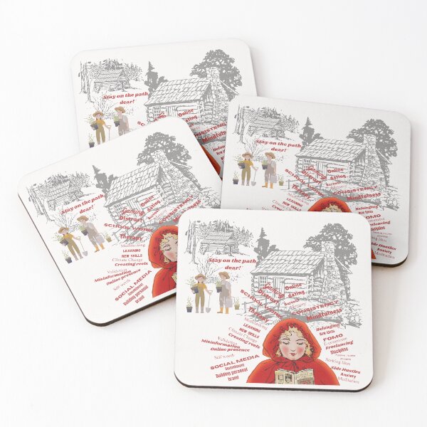 Item preview, Stay on the path, dear! designed and sold by VintageArtByIda.