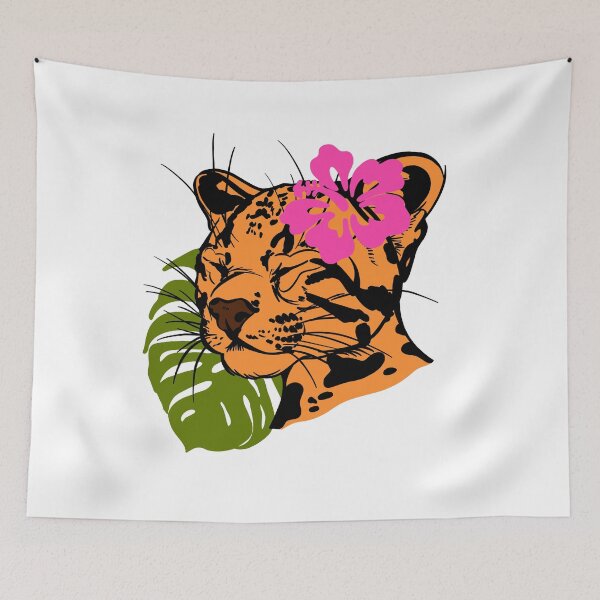 Item preview, Tropical leopard designed and sold by Maryart8.