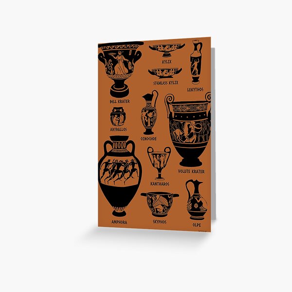 Item preview, Ancient Greek Pottery Silhouette designed and sold by flaroh.