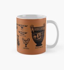 Ancient Greek Pottery Silhouette Mug