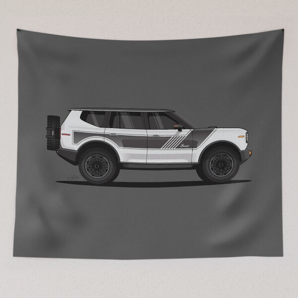Item preview, White Scout Off Road 4x4 Overlander designed and sold by blackdogshop.