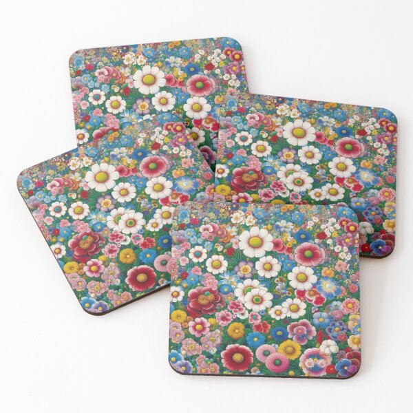 Item preview, Flowers, botanical, spring, floral pattern, cottagecore, japanese pop art designed and sold by Sugar Wisdom .