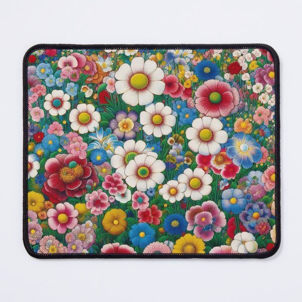 Item preview, Flowers, botanical, spring, floral pattern, cottagecore, japanese pop art designed and sold by Sugar Wisdom .