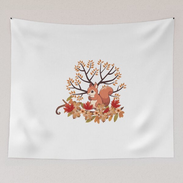 Item preview, A Squirrel Among the Leaves designed and sold by Monatte .