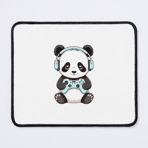 Item preview, Panda Gaming Sticker – Cute & Cool Gamer Panda designed and sold by ChibiPandaArt.
