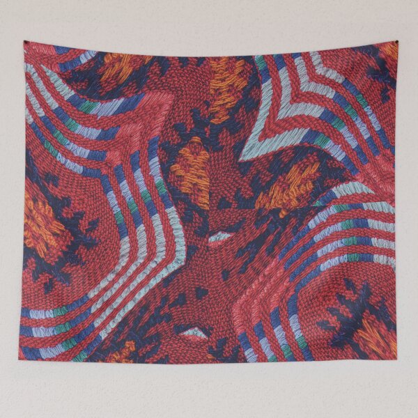 Item preview, ABSTRACT PATTERN ASYMMETRICAL TRIBAL TURKISH CARPET designed and sold by Ralek.