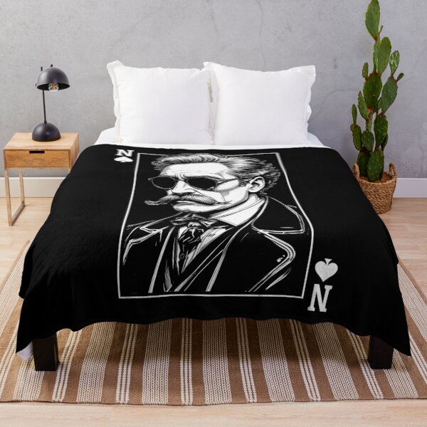Item preview, Nietzsche Funny Philosophy Playing Card Spades Philosopher designed and sold by GrandeDuc.