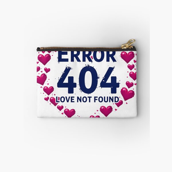 Item preview, Funny Anti-Valentine's Day Gift - Error 404 Love Not Found designed and sold by Youpiworld.