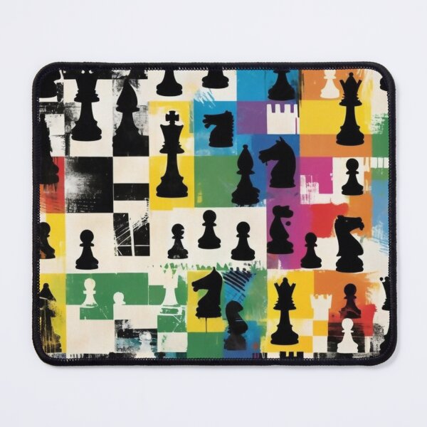 Item preview, Strategic Chaos - Abstract Chess Graffiti Art designed and sold by SparkyBamBam.