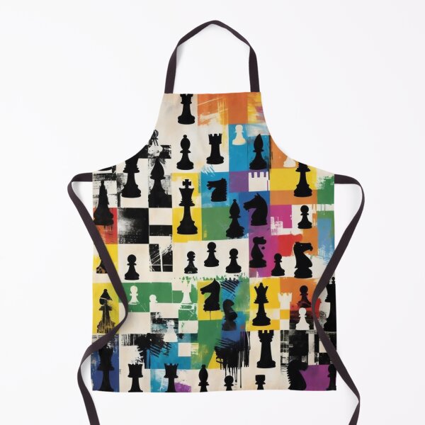 Item preview, Strategic Chaos - Abstract Chess Graffiti Art designed and sold by SparkyBamBam.