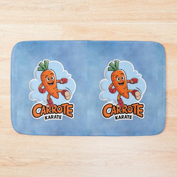 Item preview, Carrote Karate Cartoon Character - Fun and Playful Martial Arts Carrot Design designed and sold by Witsprings.