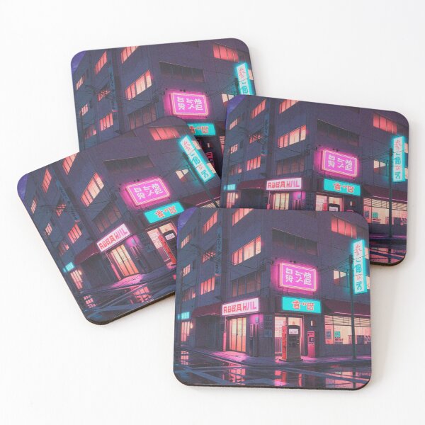 Item preview, Kyoto Dreams – Neon Reflections designed and sold by RetroRebootShop.