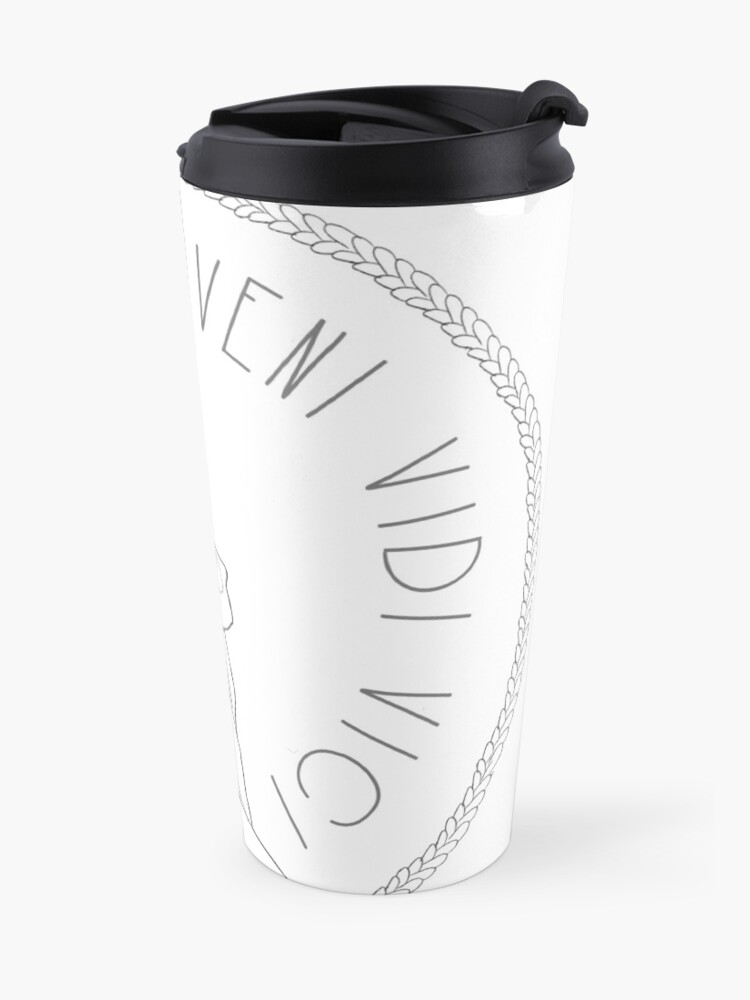 Alternate view of Veni Vidi Vici Travel Coffee Mug