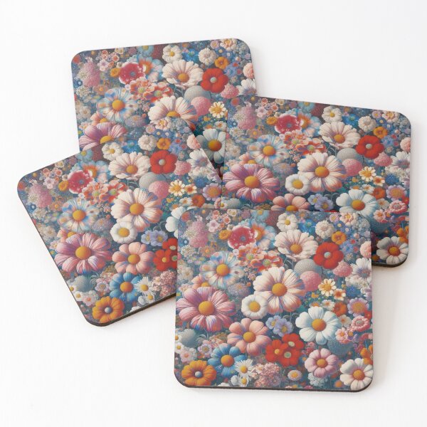 Item preview, Flowers, botanical, spring, floral pattern, cottagecore, japanese pop art designed and sold by Sugar Wisdom .