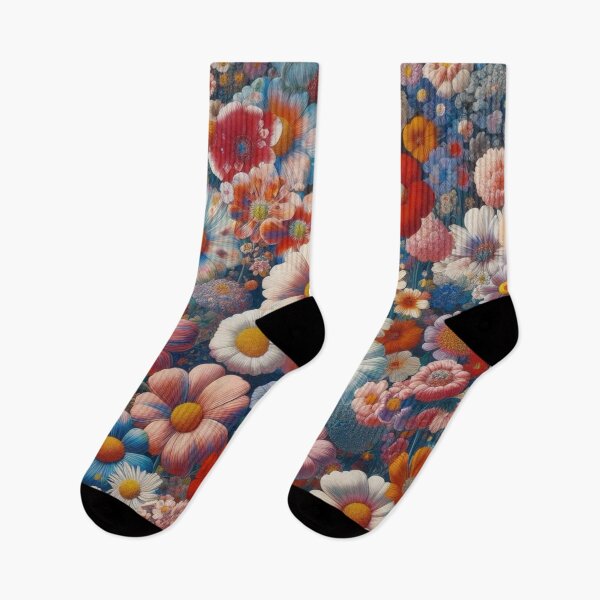 Item preview, Flowers, botanical, spring, floral pattern, cottagecore, japanese pop art designed and sold by Sugar Wisdom .