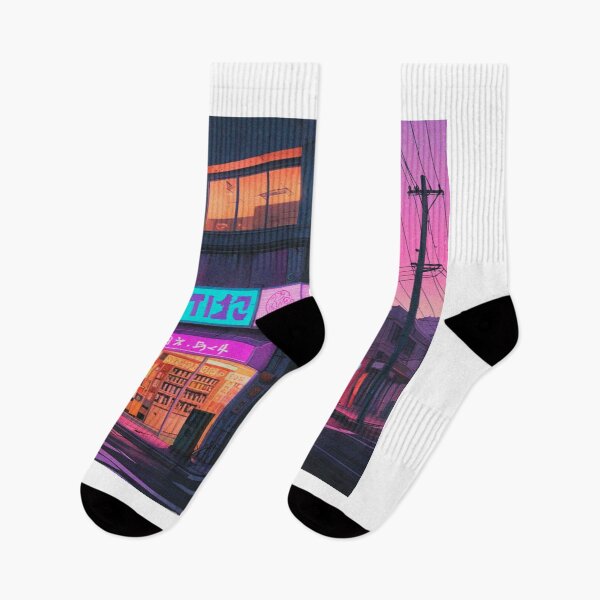 Item preview, Sakura Glow – The Vaporwave Blossom designed and sold by RetroRebootShop.