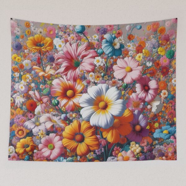 Item preview, Flowers, botanical, spring, floral pattern, cottagecore, japanese pop art designed and sold by Sugar Wisdom .