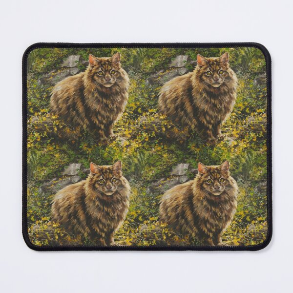 Item preview, Majestic Maine Coons in a Wild Natural Setting – Lush and Vibrant Feline Artwork designed and sold by NSB-Design.