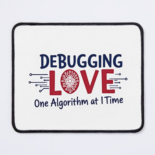 Item preview, Geeky Anti-Valentine's Day - Debugging Love One Algorithm at a Time" designed and sold by Youpiworld.