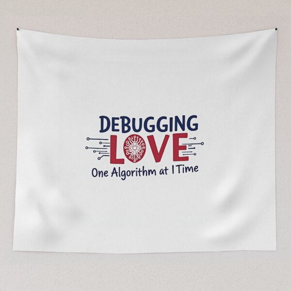 Item preview, Geeky Anti-Valentine's Day - Debugging Love One Algorithm at a Time" designed and sold by Youpiworld.