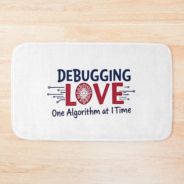 Item preview, Geeky Anti-Valentine's Day - Debugging Love One Algorithm at a Time" designed and sold by Youpiworld.
