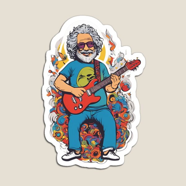 Artikel-Vorschau von Jerry Garcia – musikalische Aufklärung, designt und verkauft von PixelMuse2024.
