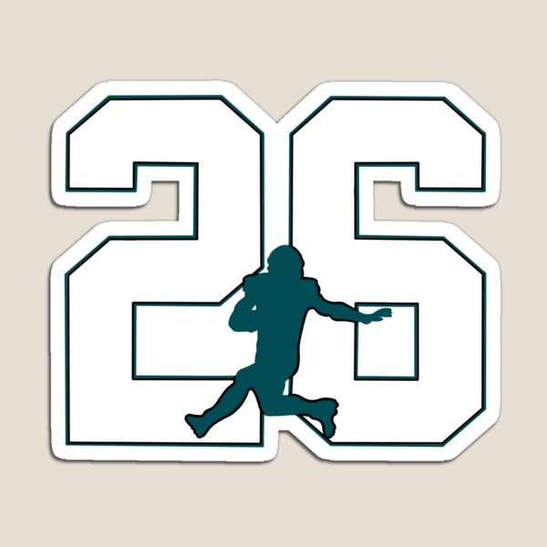 Item preview, Saquan Barkley 26 Ícono del fútbol de los Philadelphia Eagles designed and sold by Bored Imagination .