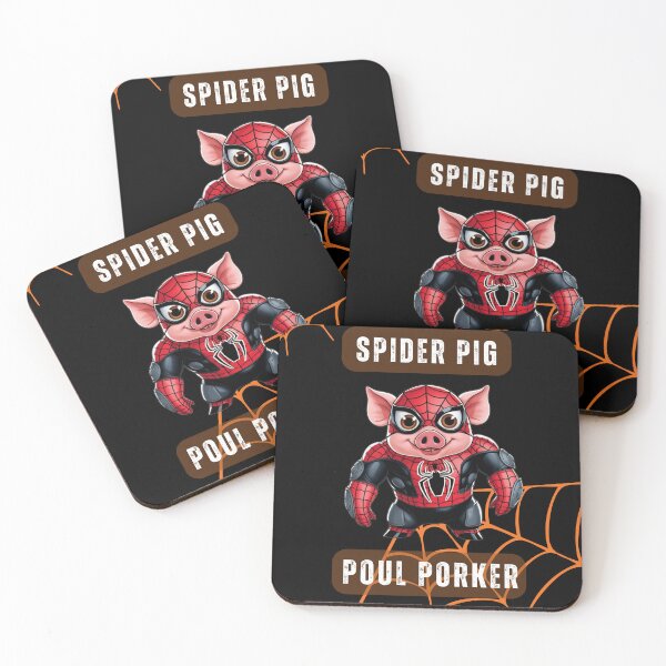 Item preview, Spider Pig - Poul Porker  - Another Superhero designed and sold by 4uandme25.