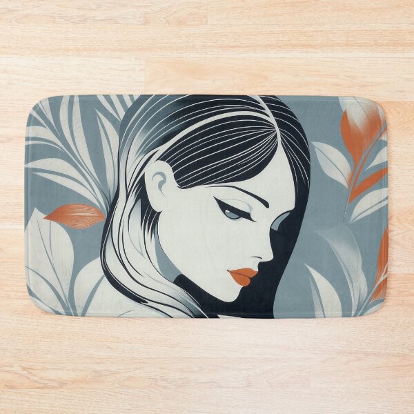 Item preview, Vintage Lady No 10 Patrick Nagel influenced design. designed and sold by Shoot-The-Moon.